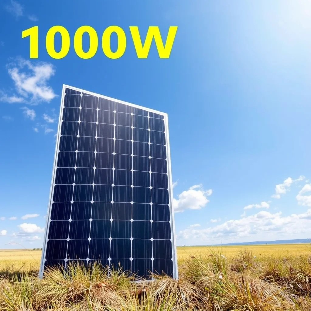 1000 Watt Solar Panel