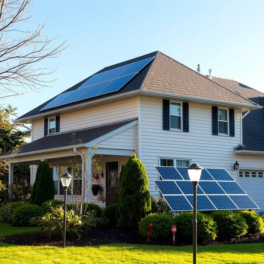 Solar Panels Maintenance on Lawn Lights