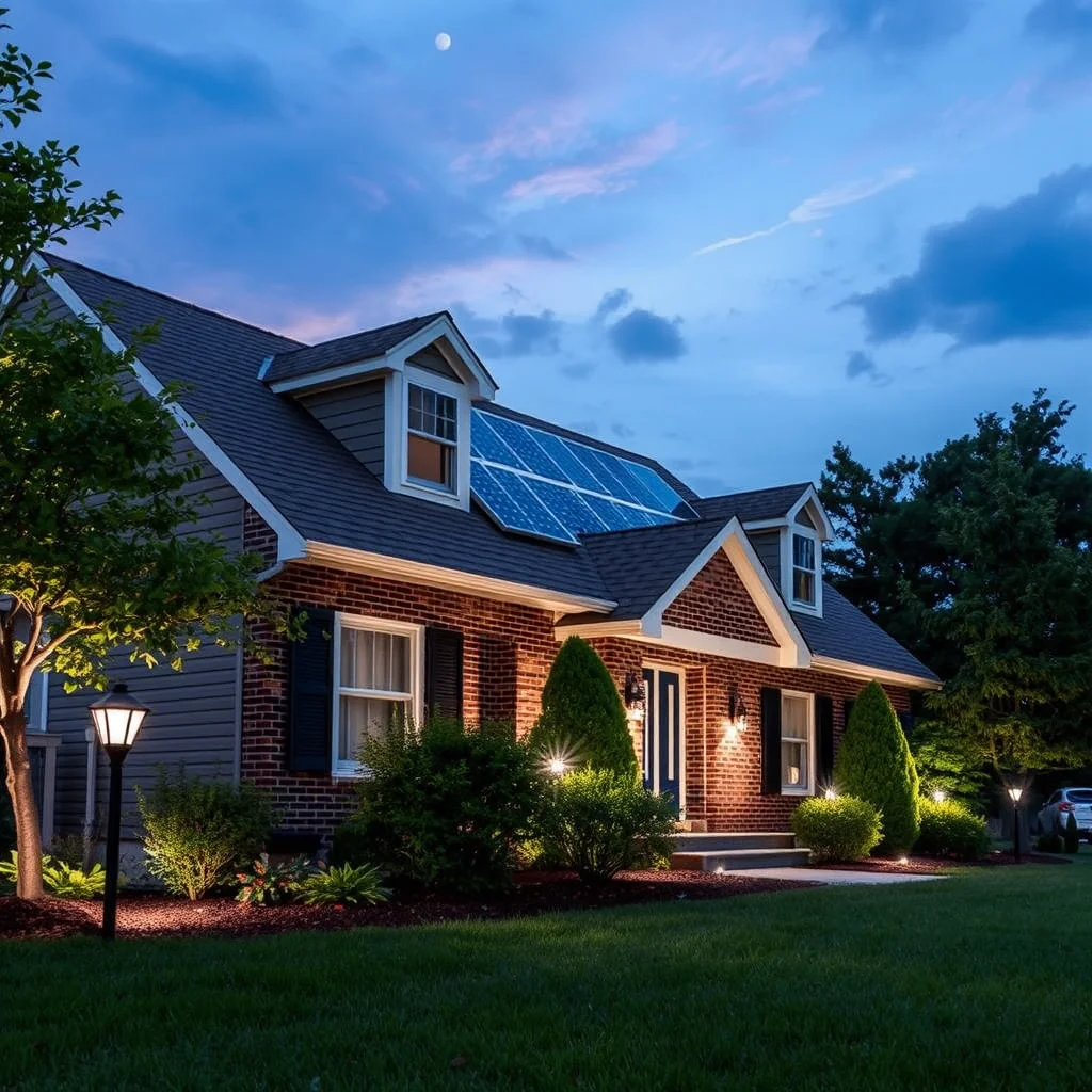 Solar Panels Maintenance on Lawn Lights