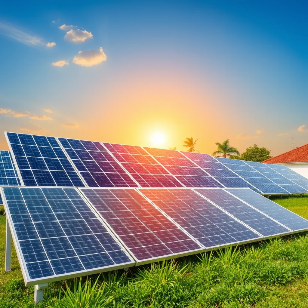 how many homes would an acre of solar panels provide